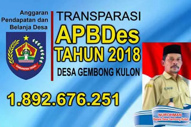APBDes Desa Gembong Kulon Tahun 2018