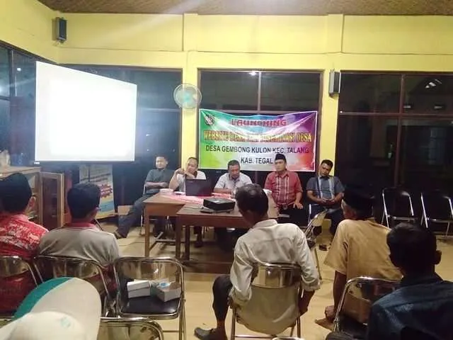 Launching Sistim Informasi Desa (SID) Gembong Kulon Melaui Website